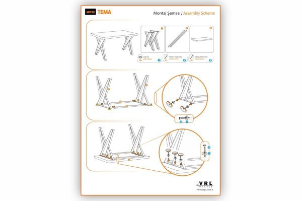 Tema Mutfak Cafe Masası