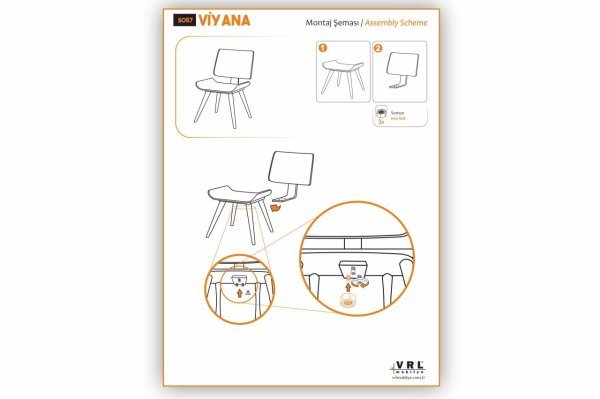 Viyana Ahşap Mutfak Cafe Sandalyesi