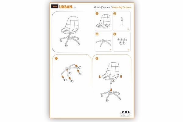 Urban Metal Ofis Sandalyesi