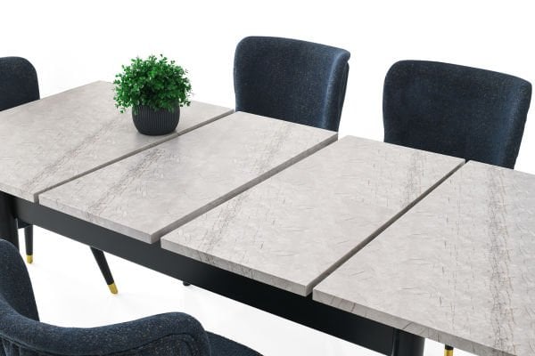 Enzo Mutfak Cafe Masası Arven Ahşap Sandalye Takımı